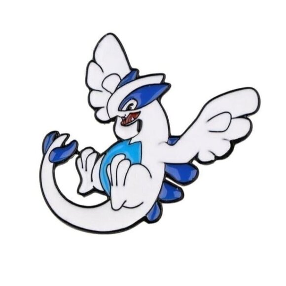 Lugia's Charm: Adorable Legendary Pokemon Enamel Pin - Picture 3 of 5